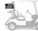 USA Subdued Thin Pink Line 12"x18" Forever Wave Flag for Golf Carts