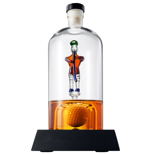 Golfer Decanter Whiskey Decanter - The Wine Savant, Golf Gifts for Both Men & Women, Golf Accessories, Golfer Gifts, Based on A Replica Human Golfing (750ml Decanter)