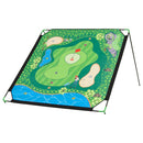 Golf Chipping Practice Net 71x71 Inch with Clubs and Balls