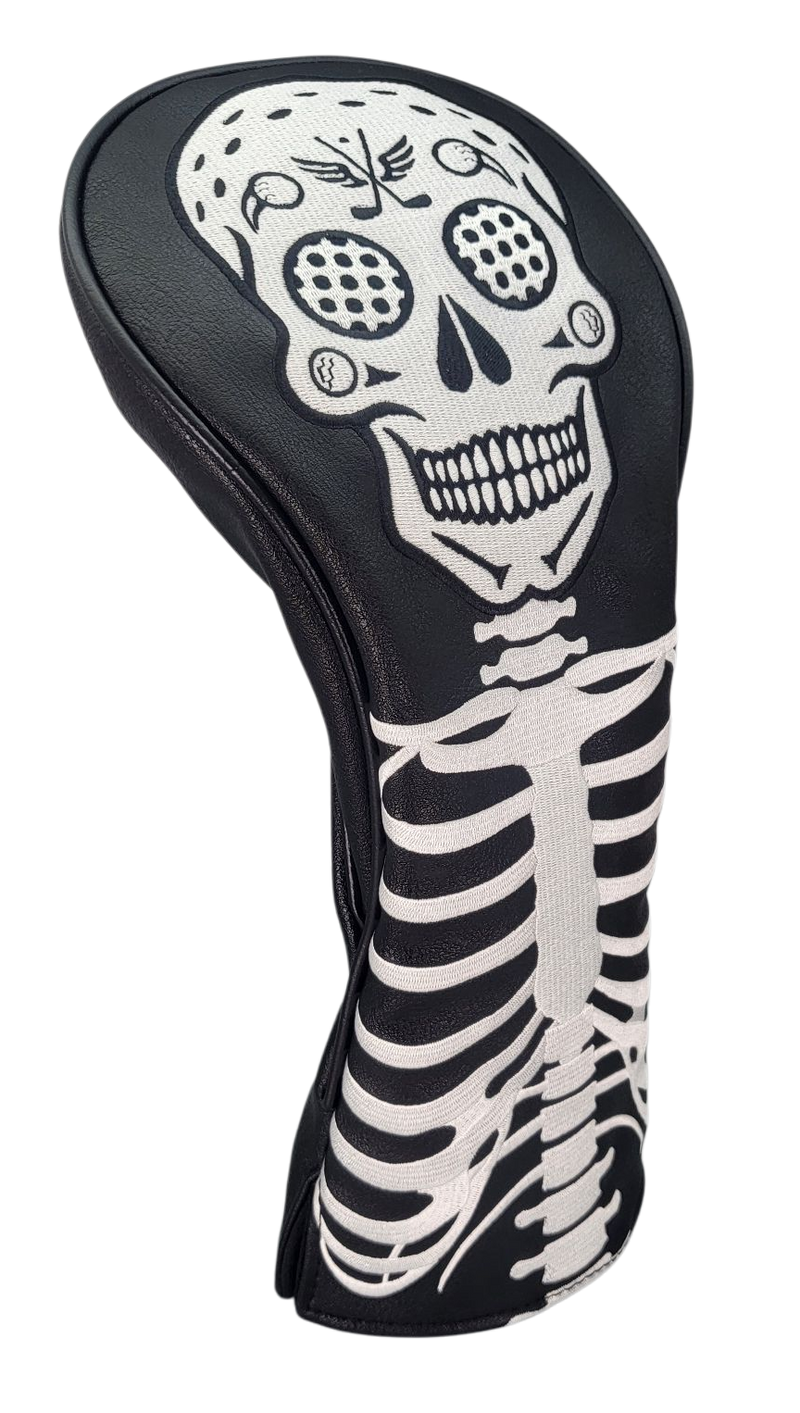 Sugar Skull Embroidered Driver Headcover by ReadyGOLF