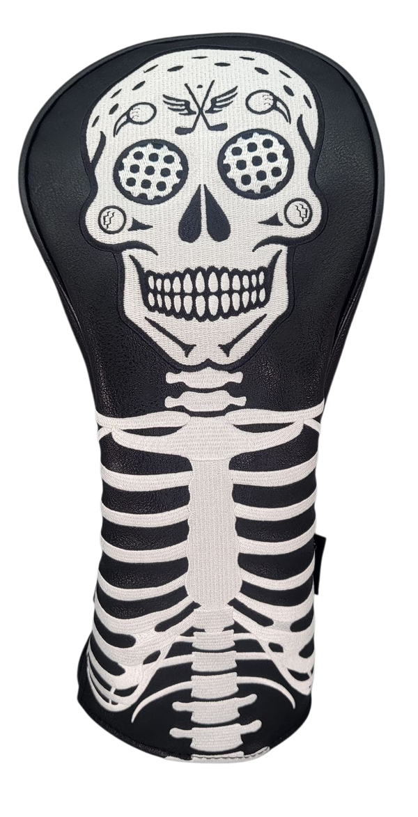Sugar Skull Embroidered Driver Headcover by ReadyGOLF