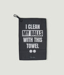 Golf Towel - I Clean My Balls With This Towel