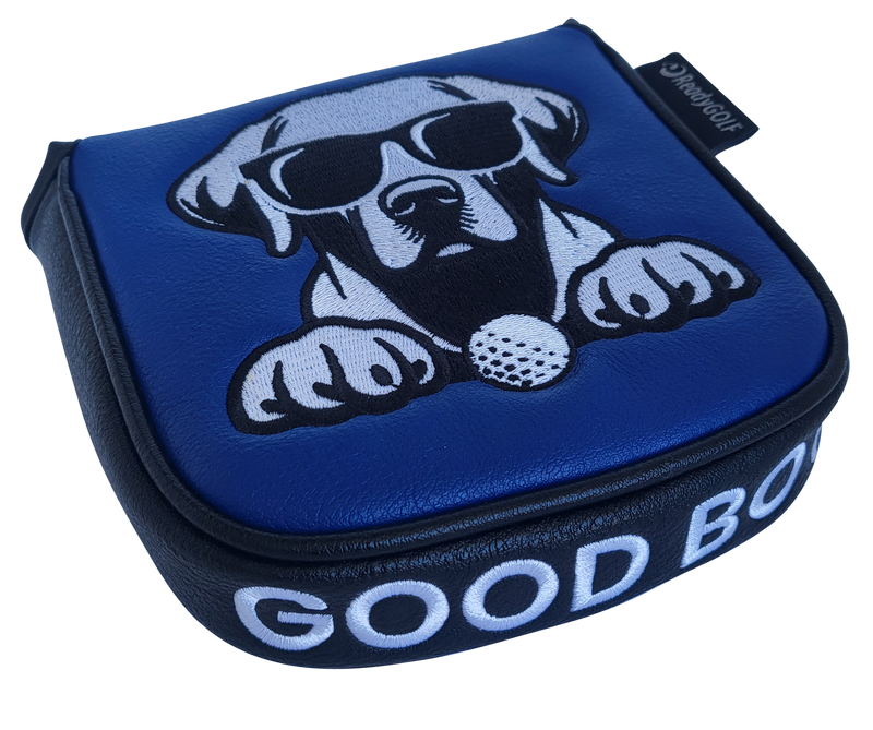 L.A.B. DF2.1 Embroidered Center Shaft Putter Cover by ReadyGOLF - Good Boy (Black Lab) PRE-ORDER