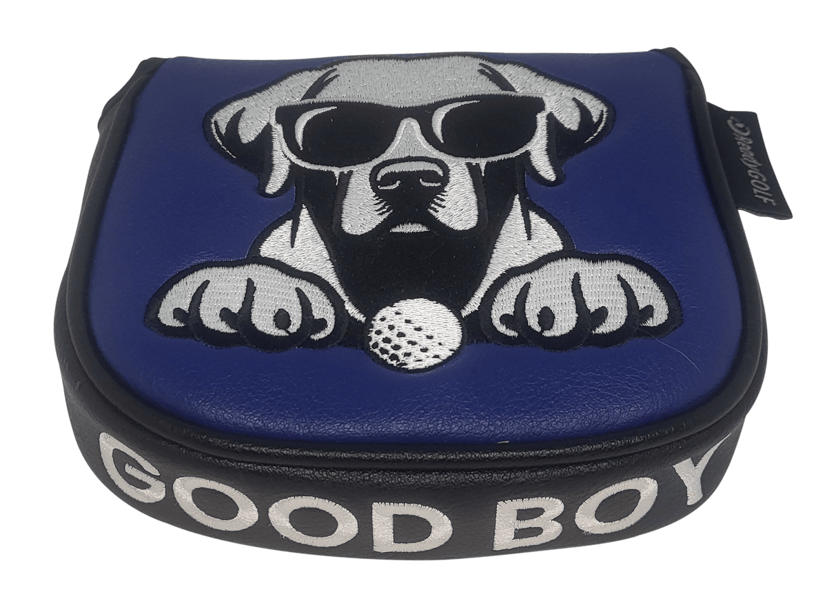 L.A.B. DF3 Embroidered Putter Cover Black Lab Good Boy