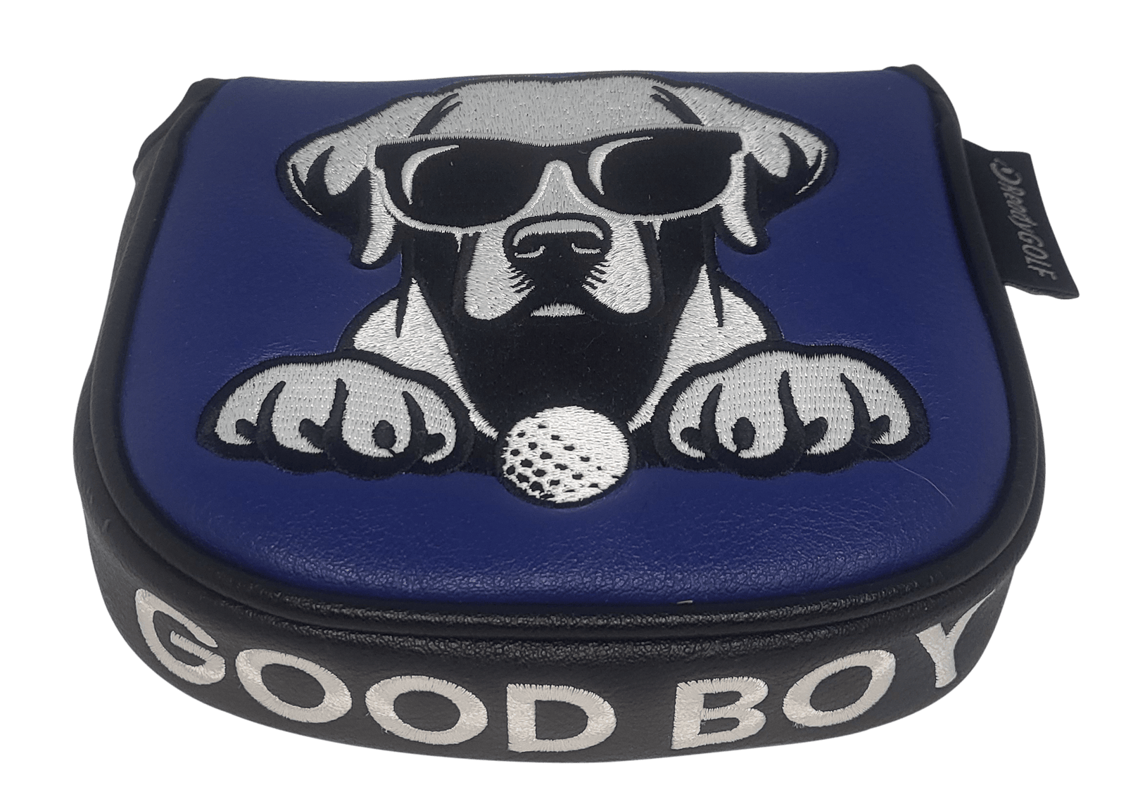 L.A.B. DF3 Embroidered Putter Cover Black Lab Good Boy
