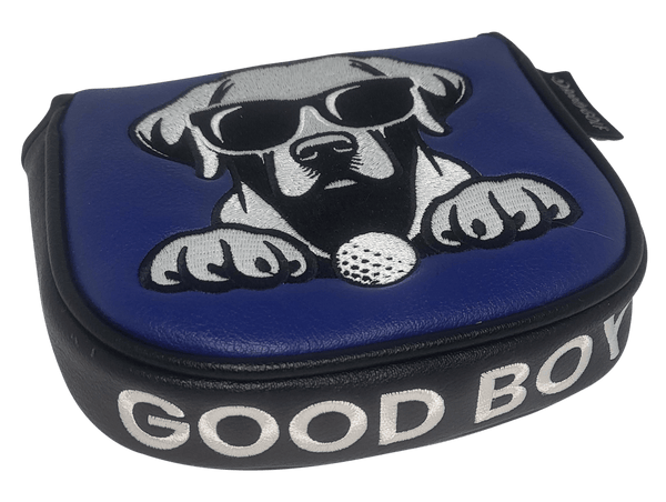 L.A.B. DF3 Embroidered Putter Cover Black Lab Good Boy