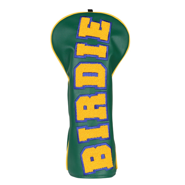 Green Birdie Embroidered Driver Headcover