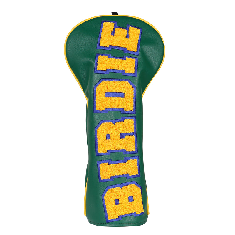 Green Birdie Embroidered Driver Headcover