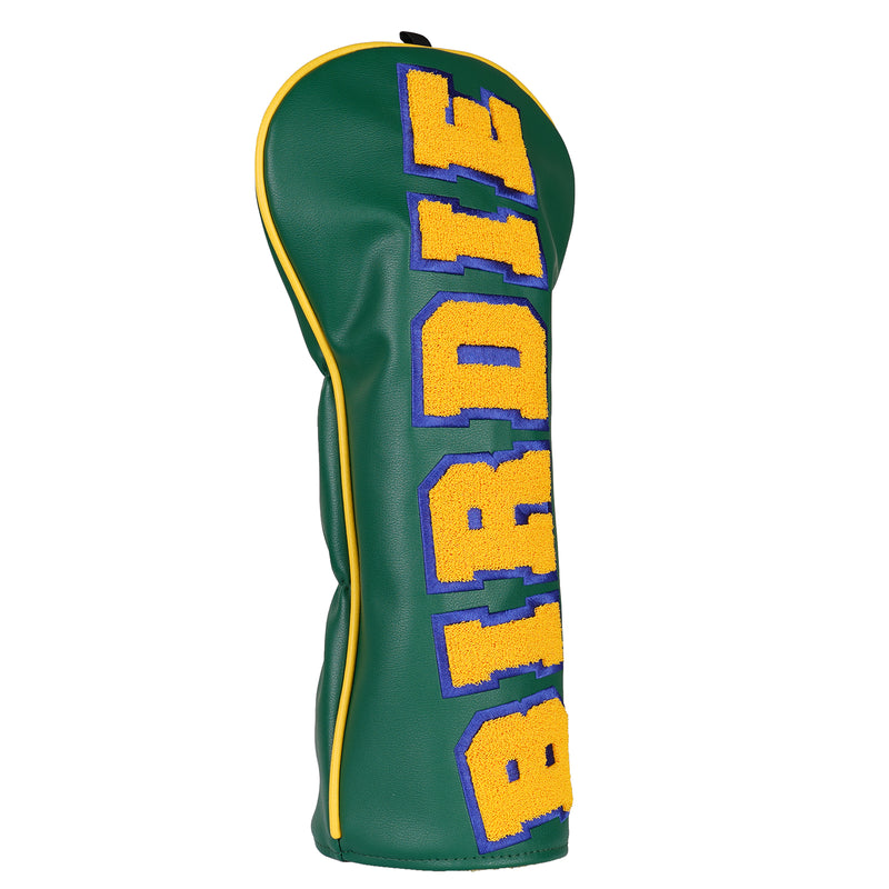 Green Birdie Embroidered Driver Headcover