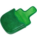 Green Lucky Four Leaf Clover Embroidered Mallet Putter Cover