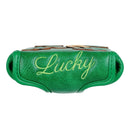 Green Lucky Four Leaf Clover Embroidered Mallet Putter Cover