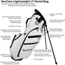 RevCore Lux LT Lightweight Stand Bag | 5 Way Velvet Lined Dividers
