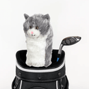 Daphne's Headcovers - Gray & White Cat Golf