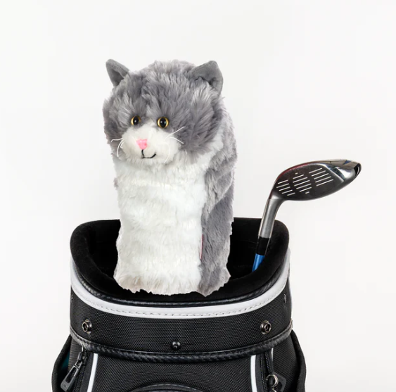 Daphne's Headcovers - Gray & White Cat