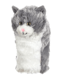 Daphne's Headcovers - Gray & White Cat Golf