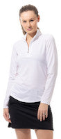 SanSoleil: Ladies UPF 50 SunGlow Long Sleeve Zip Mock - 900434