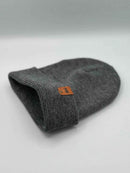 HAAKWEAR Classic Fusion Cuffed Beanie - Black / Gray, Made in USA