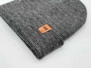 HAAKWEAR Classic Fusion Cuffed Beanie - Black / Gray, Made in USA