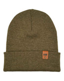 HAAKWEAR Classic  Fusion Cuffed Beanie - Brown / Green, Made in USA