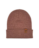 HAAKWEAR Classic Fusion Cuffed Beanie - Burgundy / Pink, Made in USA