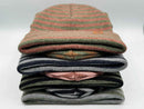HAAKWEAR Classic RORO Cuffed Beanie / Hat - Burgundy / Green, Made in USA