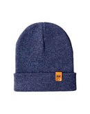 HAAKWEAR Denim Blue Knit Beanie - Cuffed Classic Hat, Made in USA