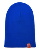 HAAKWEAR Knit Cuffed Classic Beanie / Hat - Sapphire Blue, Made in USA