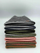 HAAKWEAR H Stitch RORO Cuffed Beanie (Patented Design) Gray / Green, Made in USA