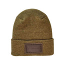 Haakwear Cleveland H Stitch Cuffed Beanie - Made in USA Hats (Limited Edition) - Brown / Green Fusion