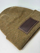 Haakwear Cleveland H Stitch Cuffed Beanie - Made in USA Hats (Limited Edition) - Brown / Green Fusion