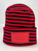 Haakwear Los Angeles Beanie - Made in USA Hats (Limited Edition) - Black / Red RoRo