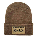 Haakwear H-Stitch Beanie Ohio, The Brown's Cookie Edition - Exclusive Christmas Hat Collection Burgundy / Green Fusion