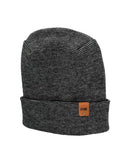 Haakwear H Stitch Fusion Cuffed Beanie / Hat (Patented Design) Black / Gray, Made in USA