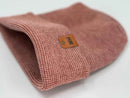 Haakwear H Stitch Fusion Cuffed Beanie / Hat (Patened Design) Burgundy / Pink, Made in USA