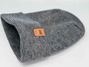 Haakwear H Stitch Fusion Cuffed Beanie / Hat (Patened Design) Gray / Denim, Made in USA