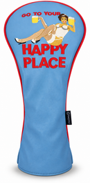 Happy Place Embroidered Driver Headcover by ReadyGOLF