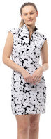 SanSoleil: Ladies UPF 50 SolStyle Cool ICE Sleeveless Zip Mock Dress - 900722-I