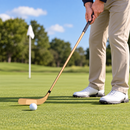 Hockey Stick Putter by ReadyGOLF (Includes Free Putter Cover)