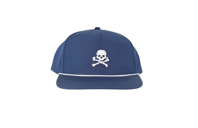 Jolly Roger Needlepoint Rope Hat