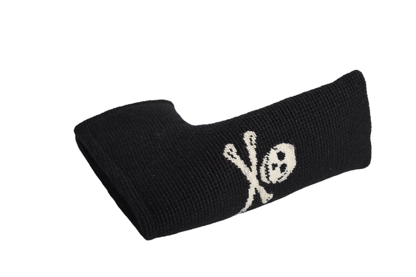 Jolly Roger Black Needlepoint Blade Putter Headcover
