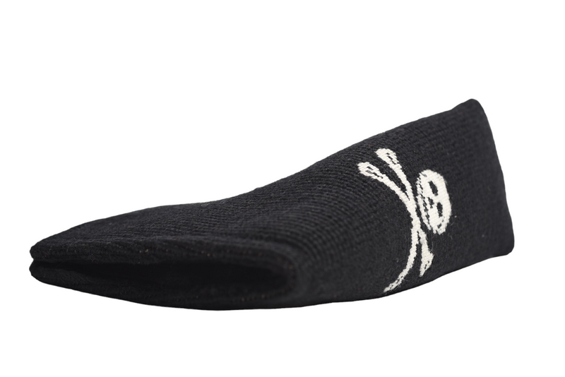 Jolly Roger Black Needlepoint Blade Putter Headcover