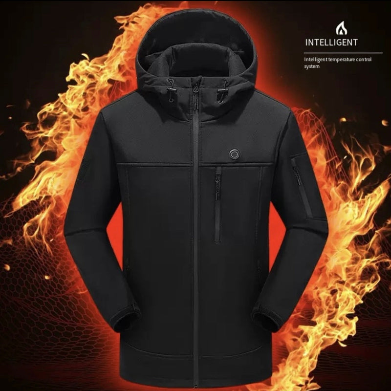 LITEGUEST Softshell 10-Zone Heated Jacket Waterproof for Winter