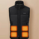 LITEGUEST 8-Zone Dual-Control Adjustable Waist Heated Vest for winter