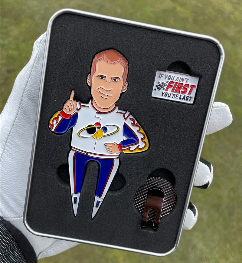Pin Creations - Ricky Bobby Divot Tool