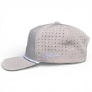 Golf Neon Arrow Sign Golf Hat | Snapback Cap | Built-in Magnetic Ball Marker Holder + Marker Included | Adjustable Light Gray