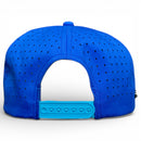 Water Ball Golf Hat | Snapback Cap | Built-in Magnetic Ball Marker Holder + Marker Included | Adjustable Blue