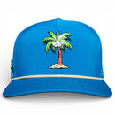 Fairway Palms Golf Hat | Snapback Cap | Built-in Magnetic Ball Marker Holder + Marker Included | Adjustable | One Size