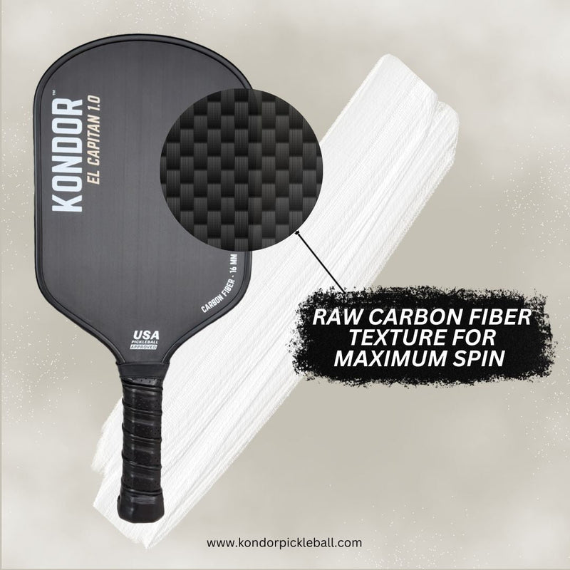 El Capitán 1.0 Pickleball Paddle by KONDOR