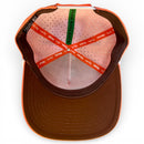 Just Peachy Golf Hat | Snapback Cap | Built-in Magnetic Ball Marker Holder + Marker Included | Adjustable Peach