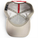 Golf Neon Arrow Sign Golf Hat | Snapback Cap | Built-in Magnetic Ball Marker Holder + Marker Included | Adjustable Light Gray